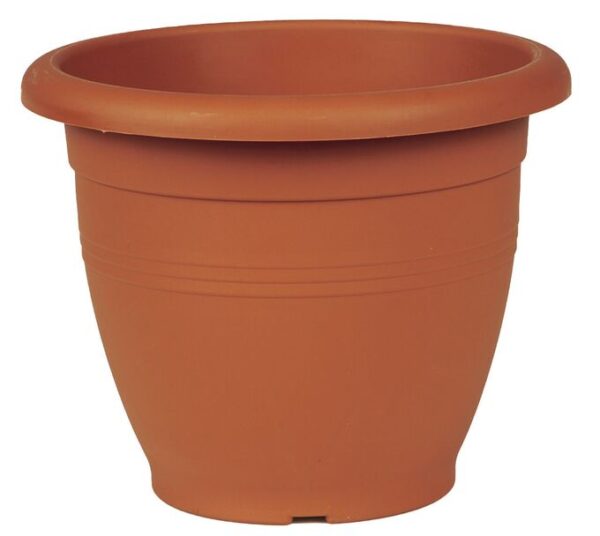 Terracota rouns plastic pot